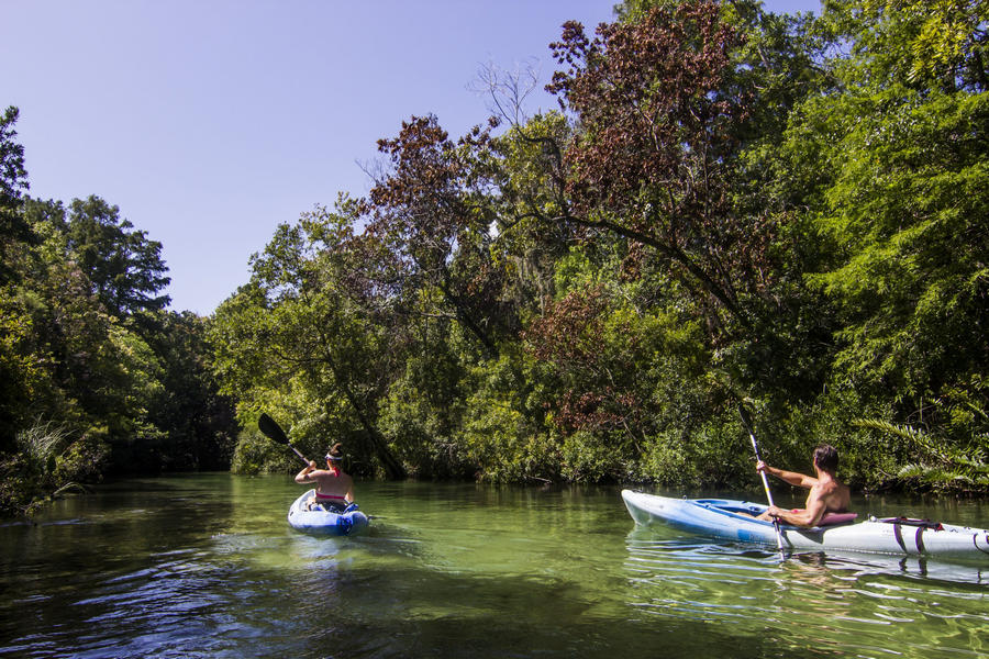 Weeki Wachee Springs Kayaking Florida Department of Environmental